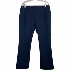 Talbots Navy Trousers Size 14 Wide